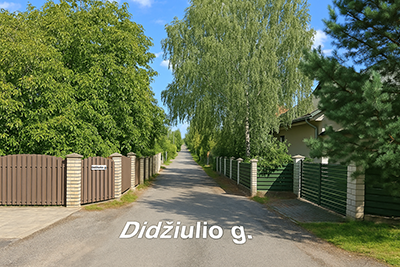 Įrengta nauja Didžiulio g. kelio danga