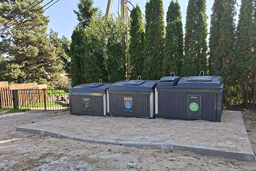 Įrengti nauji konteineriai