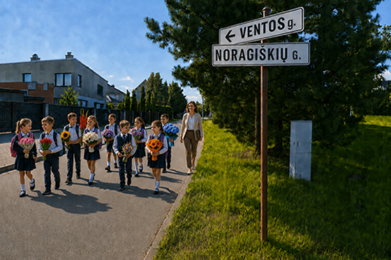 Tegul kuprinė būna lengva, pažymiai geri, o vasaros laukimas neprailgsta!